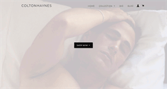 Desktop Screenshot of coltonhaynes.com